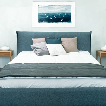 Односпальная мягкая кровать Legeretto Style  900x2000 мм с подъемным механизмом Царга № 3